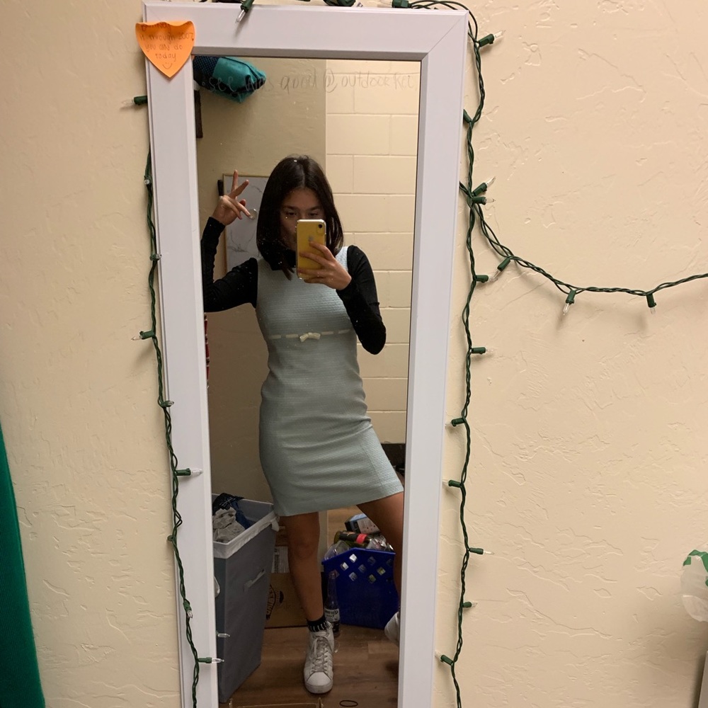 Vintage baby blue dress